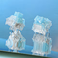 Ainbell&Kailh Heart of the Ocean Silent Switch 40g Relaxing Snow Stepping Sound Gentle Custom Mechanical Keyboard Linear Switch Qme 110pcs