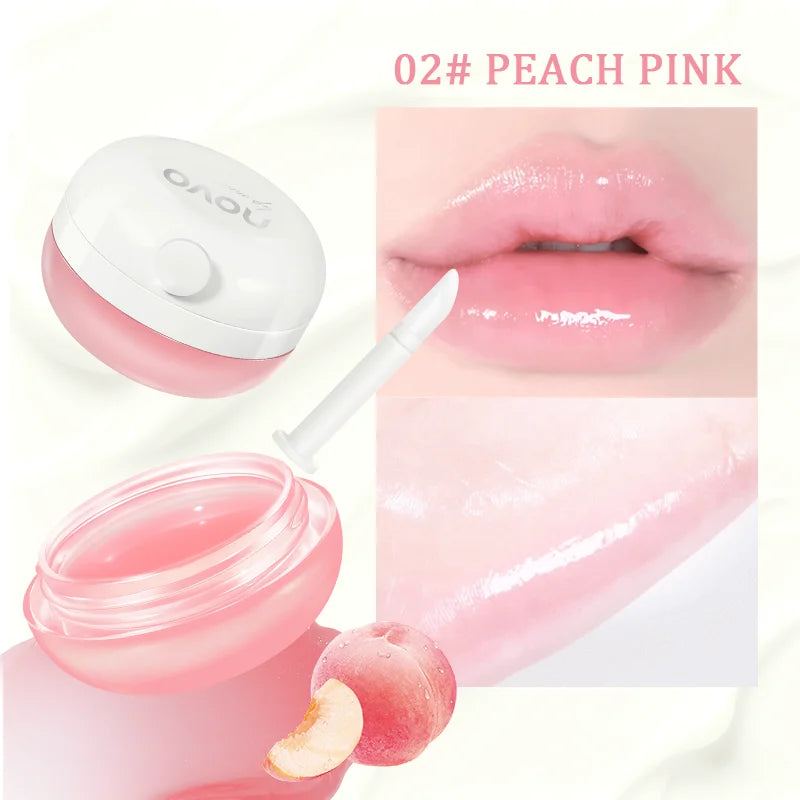 Hydrating Fruit Jelly Lip Balm & Lip Mask, With Vitamin E & Shea Butter, Nourishes & Moisturizes For Dry And Chapped Lips Qme 02