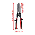 Gutter Crimping Tool Metal Sheet Pliers Bender Downspouts Crimper Qme China Mainland Red