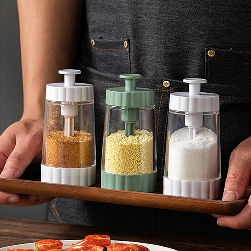 Kitchen Seasoning Bottle Jars For Spices Salt And Pepper Seasoning Jar Spice Organizer Barbecue Condiment Kitchen Gadget Tool Qme