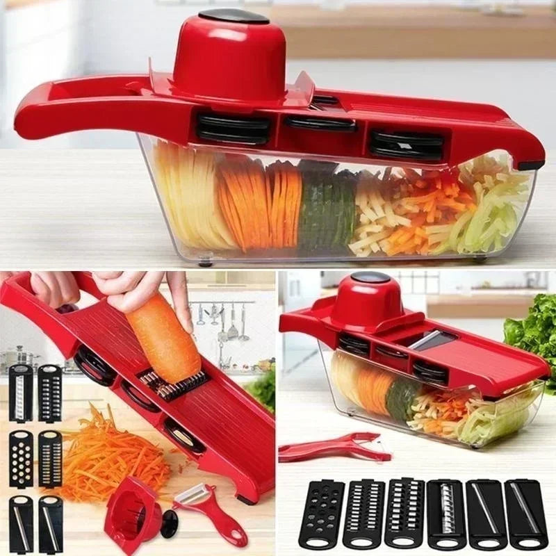 Multifu Vegetable Slicer Portable Fruit Slicing Shredding Machine Qme