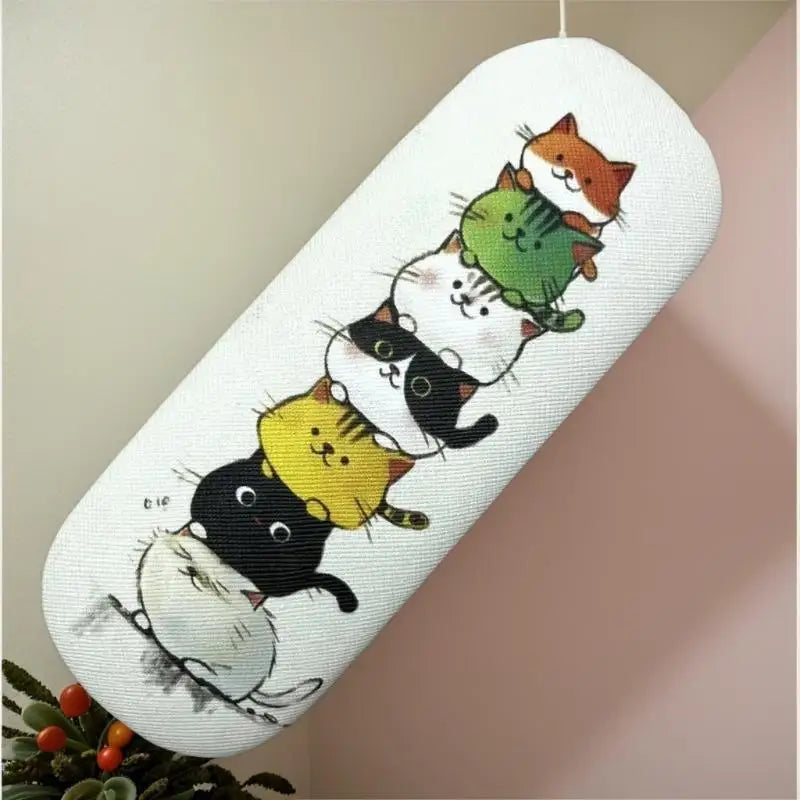 Stylish Convenient Sunglasses Storage Box Cute Round-headed Qme