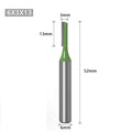 6MM Router Bits Shank 3 4 5 6 8 10 12mm Blade Diameter Double Flute Bit For Woodworking Milling Cutter Tool Qme 6x3x13