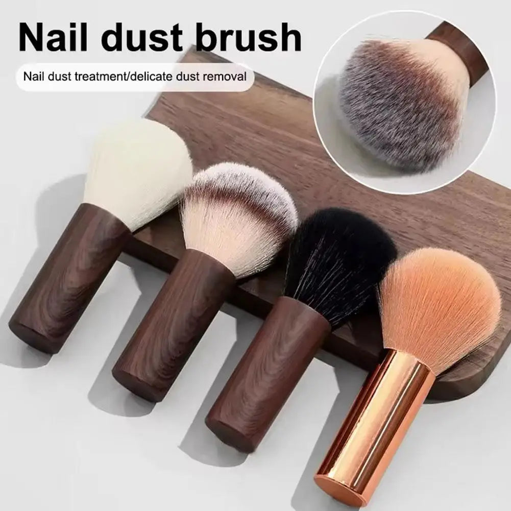 1Pcs Nail Dust Brush Soft Fiber Small Waist Makeup Brush For Loose Powder & Blush Professional Manicure Cleaning & Beauty T J9F6 Qme