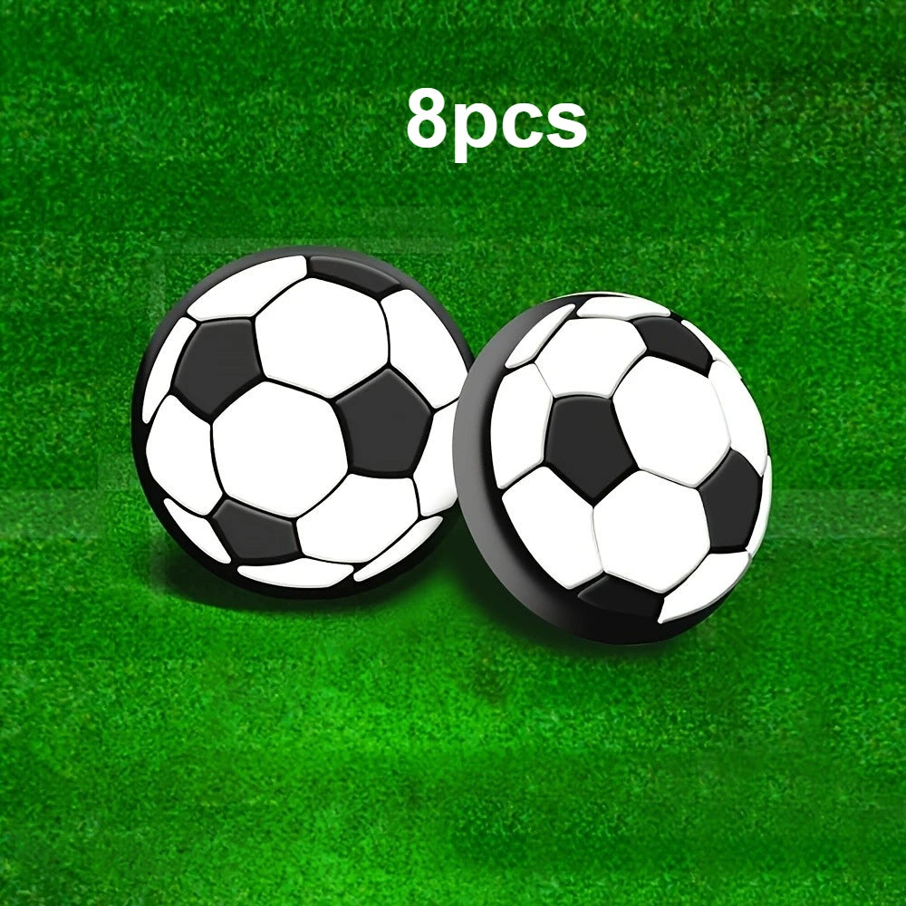 4-6-8pcs Soccer Ball Thumb Grips for PS5/PS4/Xbox, Anti-Slip Controller Analog Stick Covers Qme 8pcs