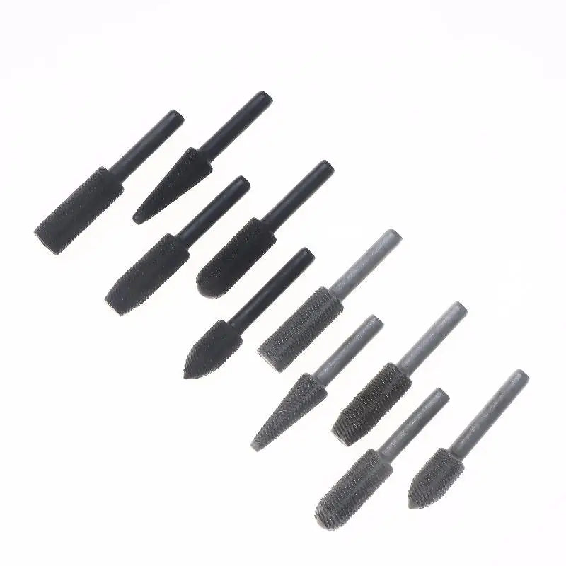 High-speed Cutting Wood Carving Rotary Rasp Drill Bit Files Qme