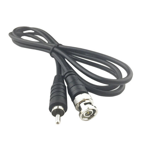 5pcs 1.8m BNC Male to RCA Male Coax Cable Cord Adapter Connector for CCTV DVR Camera Lot Qme