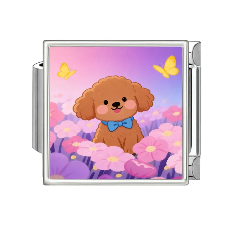 Fashion 2026 Colored Charms Animals Series Cat Dogs Italian Link Fit
