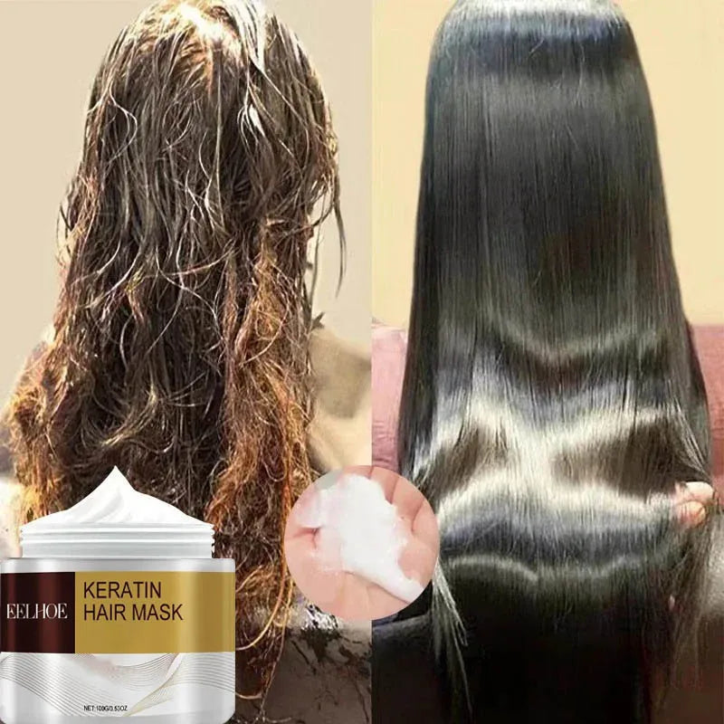Hair Membrane Natural Repair Hair Mask Prevent Dryness Split Ends Repair Damage Frizz Tangles Soft Smooth Hair Care Products Qme