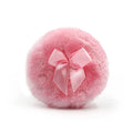 Plush Makeup Puffs Professional Bowknot Round Cosmetic Soft Fluffy Qme Pink