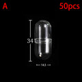 Lot Paintball Capsule Organizer Pill Case Mini Empty Plastic Balls Qme A