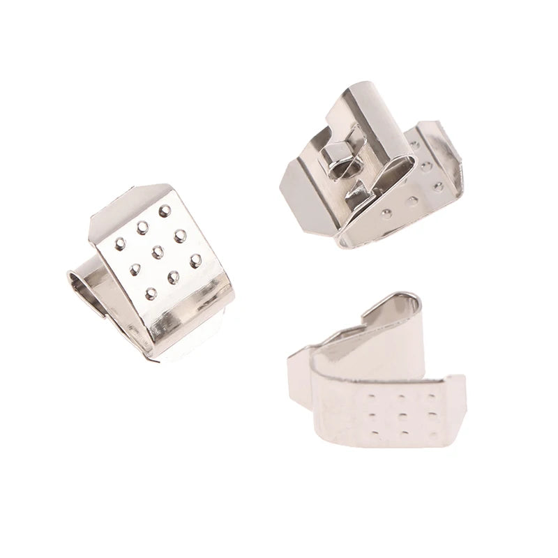 10Pcs High Quality Spring Steel With Nickel Plated AA Snap-On Leaf Spring Battery Contact. Qme