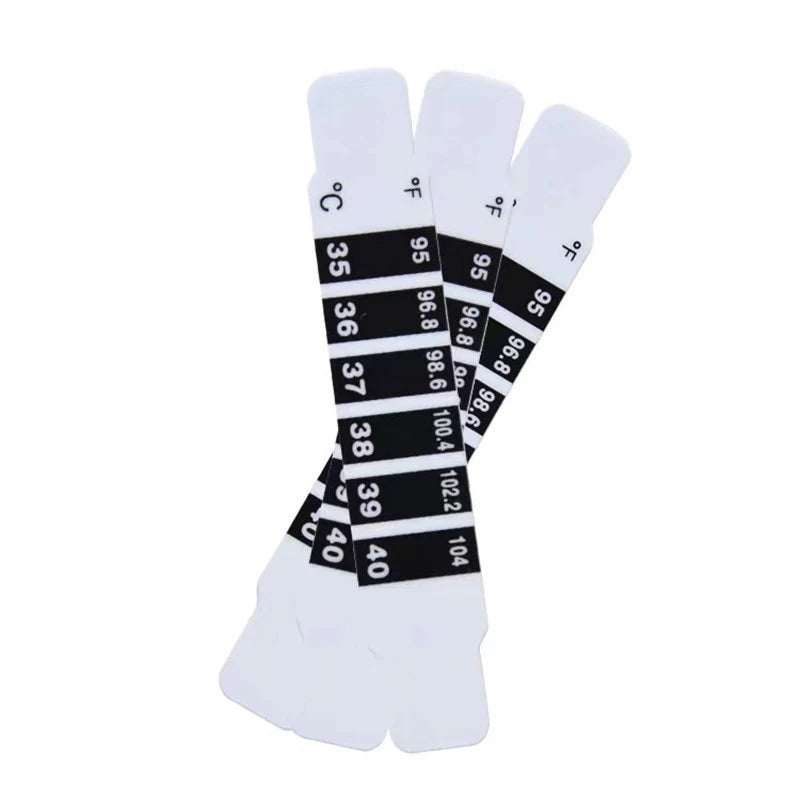 Forehead Head Strip Thermometer Water Milk Fever Body Baby Child Kid Qme