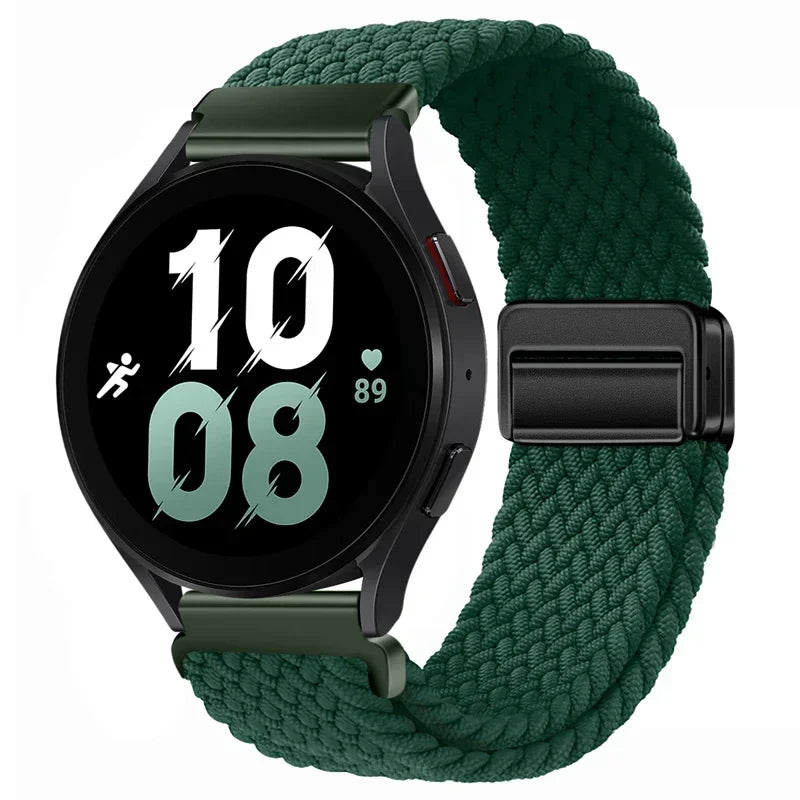 20mm 22mm nylon strap For Huawei watch 4/GT4/2/3 Pro Amazfit GTR 4 Magnetic breathable watchbands For Samsung Galaxy watch 6 5 4 Qme UNB0138DGr For other 20mm