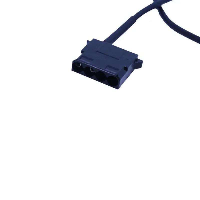 5pcs High Quality 1 To 1 2 USB To 3-Pin / 4-Pin PWM 5V USB Sleeved Fan Power Adapter Connector Cable with ON Off Switch Qme