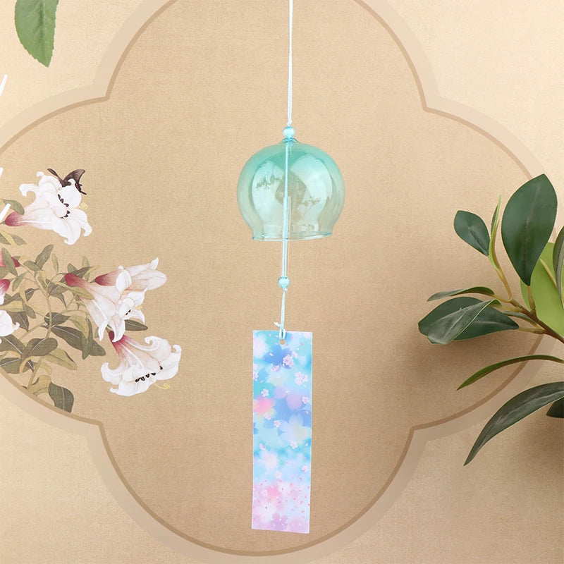 Wind Bells Handmade Glass Chime Birthday Christmas Home Decors Chimes Qme A3 Blue