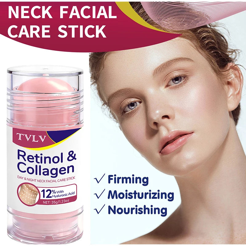 Retinol Collagen Day Night Neck Facial Care Stick Hydrating Highly Qme
