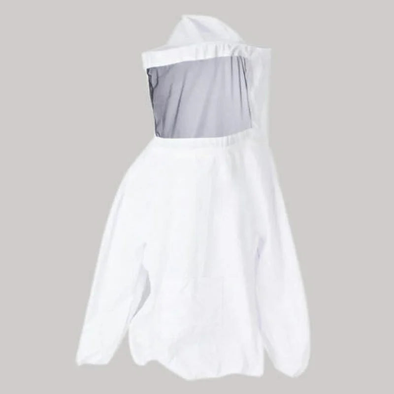 Protective Beekeeping Jacket Veil Smock Equipment Hat Sleeve Qme