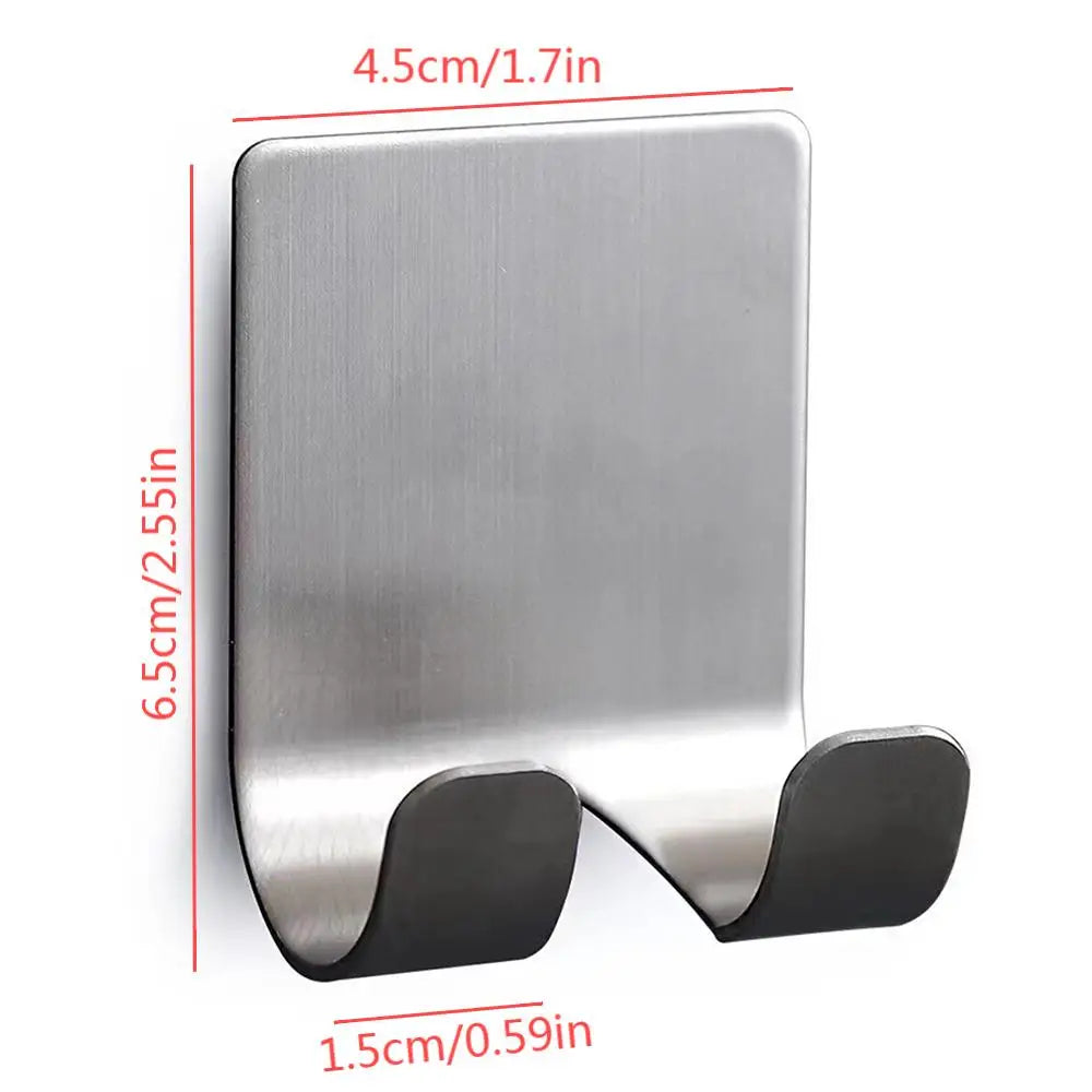 Punch-free Razor Holder, Storage Hook, Space Aluminum Multi-purpose Bathroom Accessories Qme