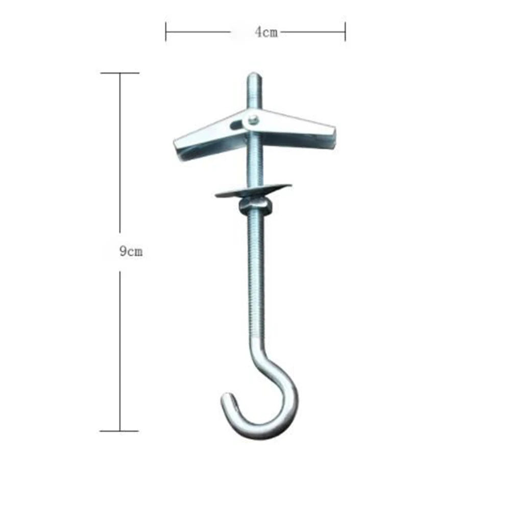 Ceiling Rotary Hook Reusable Metal Spring Toggle Wing Bolt Hanging Qme