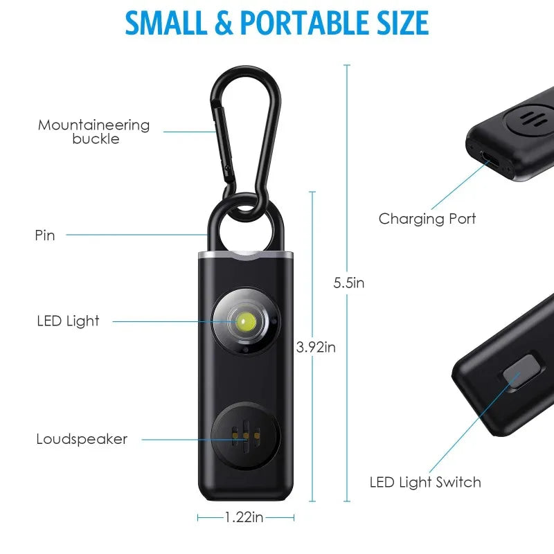 1PCS Airtag GPS Tracker Find Hub Anti-Lost Device Personal Alarm for Women Safety Security Qme