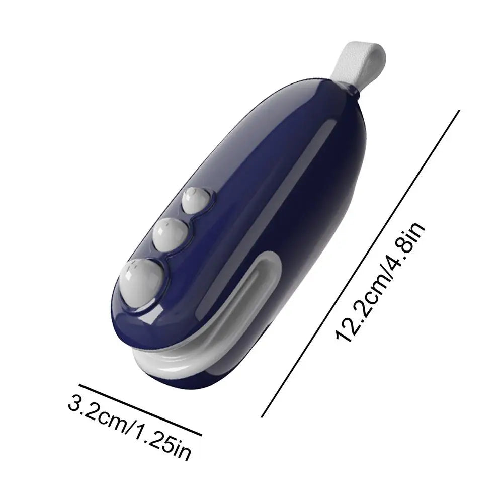 Bag Sealer Mini Plastic 2 in1 Portable Packaging Thermal Sealing Qme Blue China Mainland