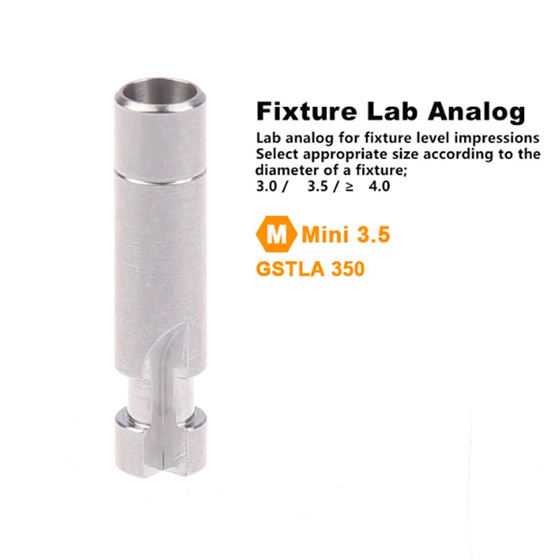 Dental Lab Implant Analog Plaster Mini Regural Oral Care Accessories Qme GSTLA 350-M