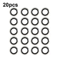 10/20Pcs stainless steel retaining ring clip, rubber sleeve, anti-disengagement O-ring sleeve, suitable for impact wrenches Qme 20pcs