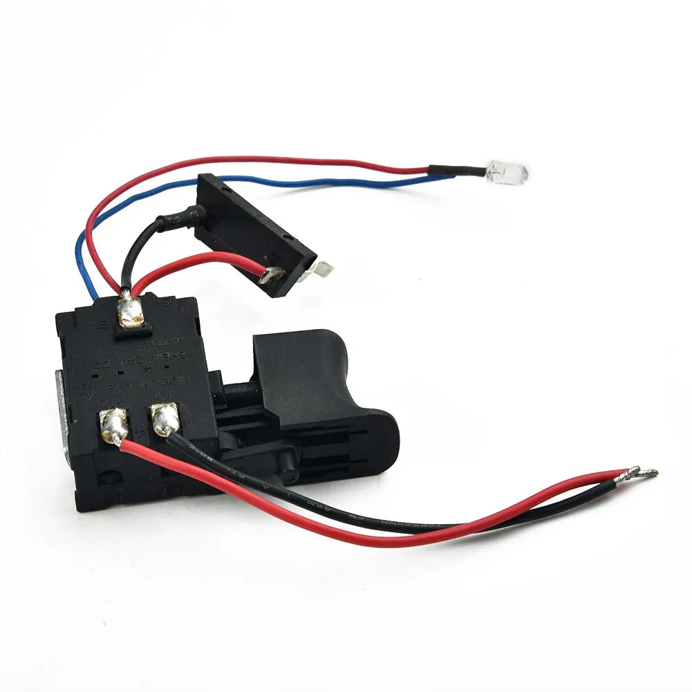 DC 7.2-24V Electric Drill Dustproof Speed Control Push Button Trigger Switch DC 7.2-24V Charge Function Electric Tool Switch Qme