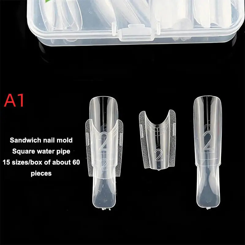 Dual Forms Sandwich Design Swift Professional Nail Salon Service Qme A1