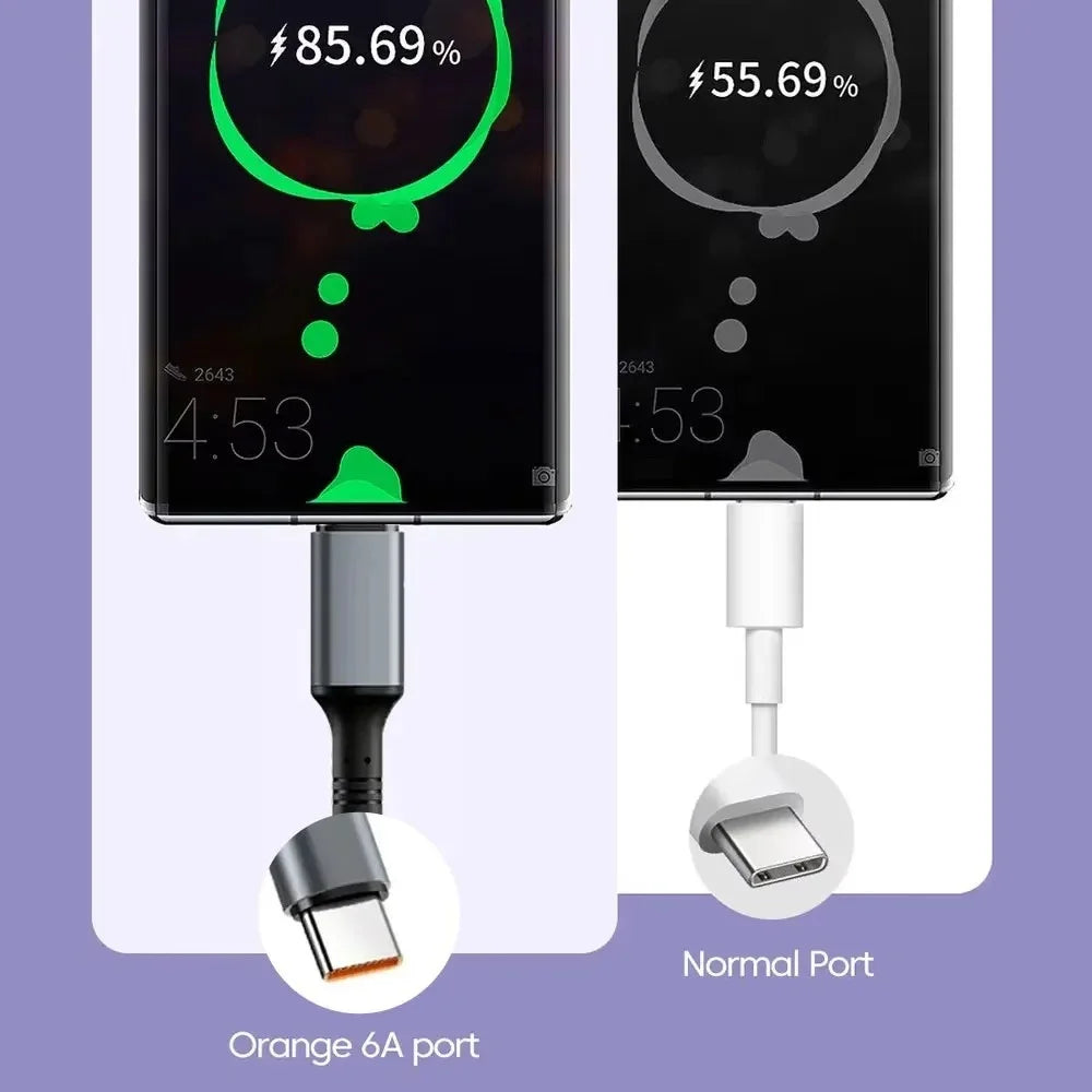 66W Car USB Type C Fast Charging Spring Telescopic Cable Type C to Type C Portable Short Wire For iPhone Samsung Xiaomi OnePlus Qme