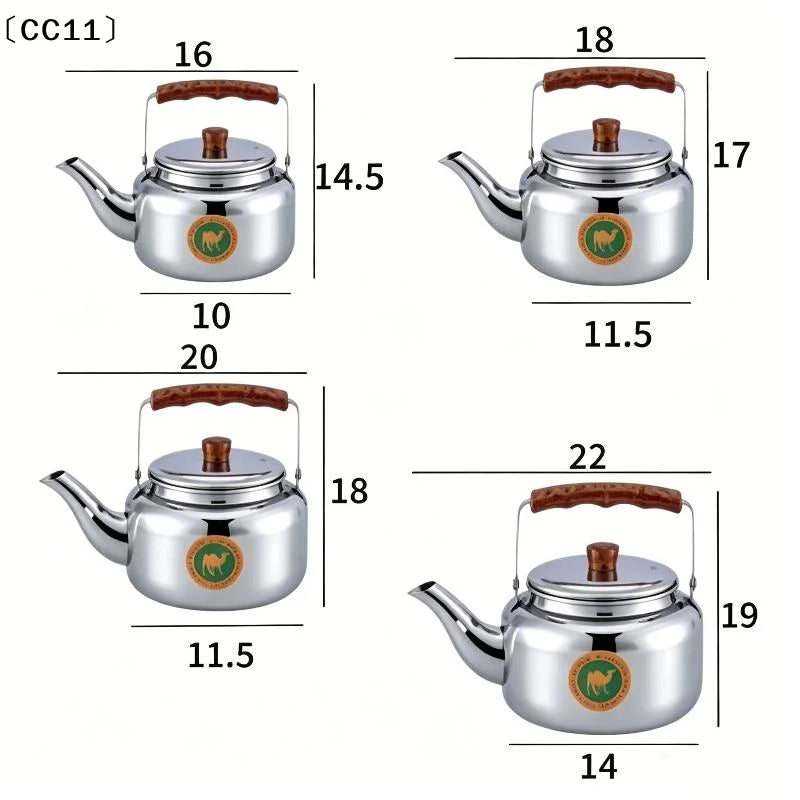 Thickened Stainless Steel Non Magnetic Kettle Home Use Suitable Qme