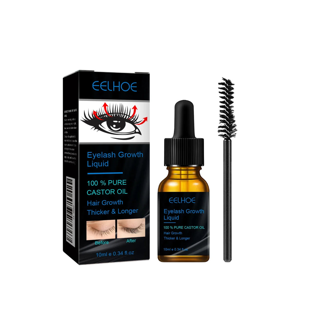 Eyebrows Natural Thick Slender Curl Curl Moist Natural Castor Oil Growth Liquid Serum Extension Eyelash Female Makeup Product Qme 1pcs