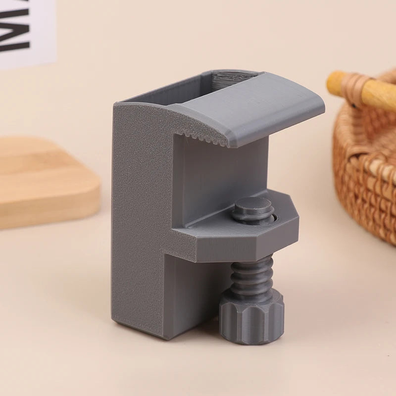 Workplace Teaching Office Organization Clip Desk Edge Pen Holder Qme Gray
