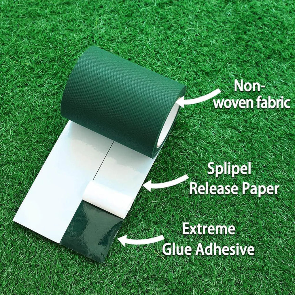 High Viscosity Artificial Grass Turf Self Adhesive Seam Tape for Lawn Garden Carpet Simulation Grass Connection Repair Tape Qme