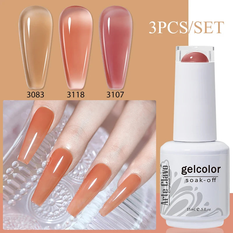 Arte Clavo Gel Nail Polish Art UV LED Manicure Long Lasting Soak Off