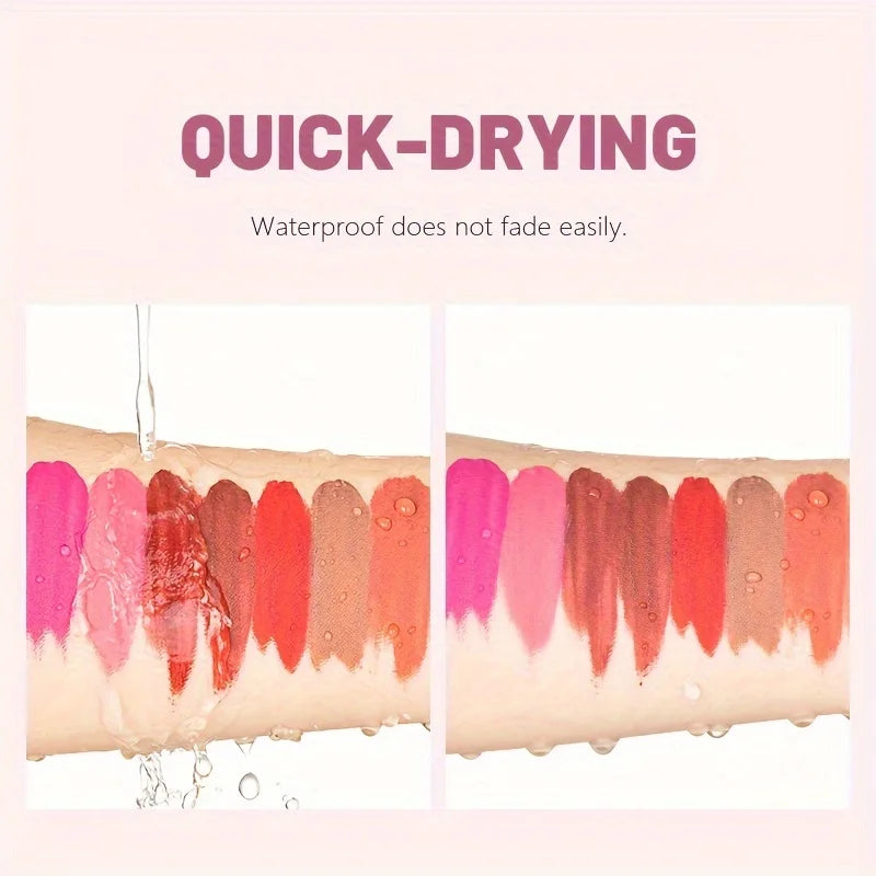 Luxury Long-lasting Waterproof Velvet Matte Liquid Lipstick Hydrating Qme