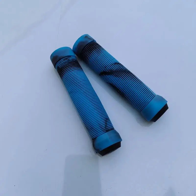 1Pair TPR Rubber Ergonomic Comfortable Mountain Bike Handlebar Grips Qme
