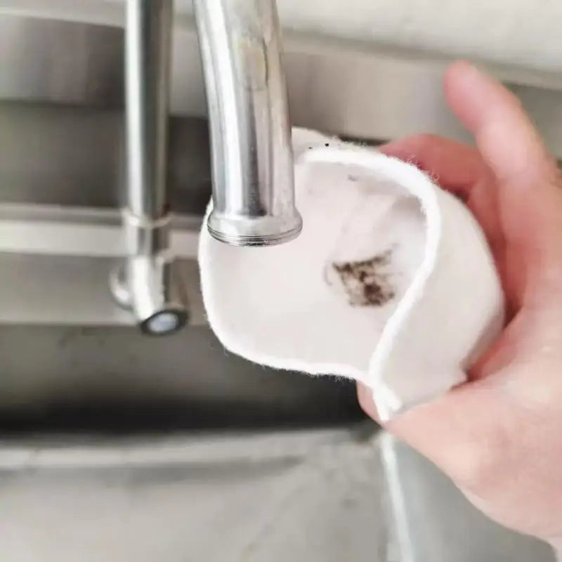 50Pcs Faucet Filter Cotton Anti-splash Removes Sand Filters Water Purification Socks W T-strap For Tap Water Rust Removal Kit Qme