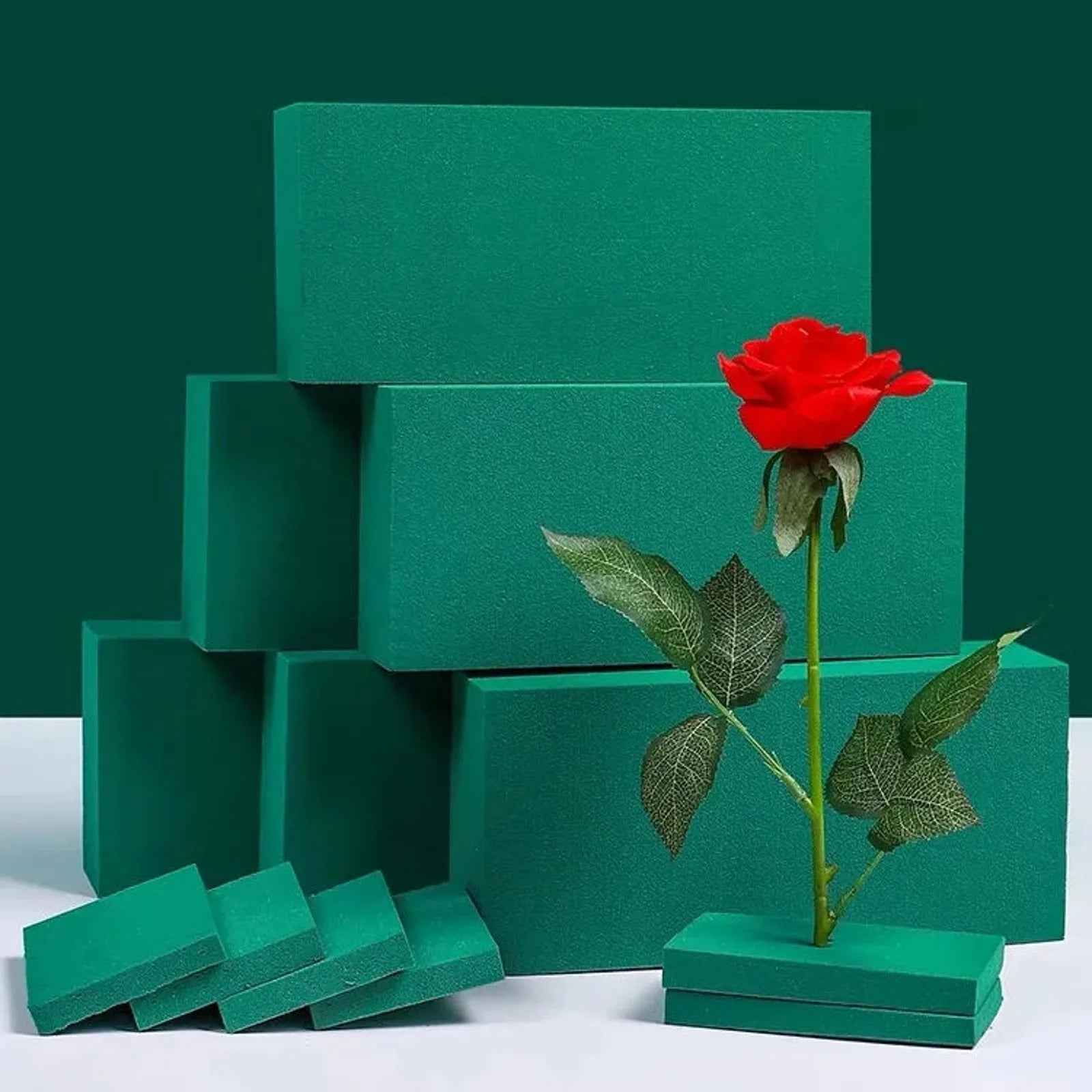 DIY Flower Water-absorbing Foam Bricks Flower Packing Arranging Props for Bouquets Arrangement Wedding Packaging Materials Qme
