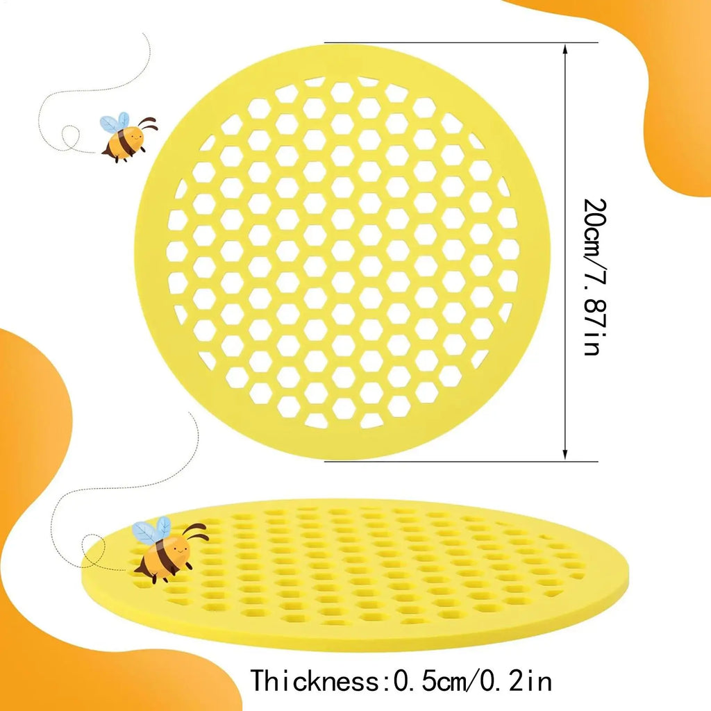 Bee Watering Station Bee Waterer Station Feeding Island Bee Drinking Water Dispenser for Outdoor Garden Butterfly Thirsty Qme