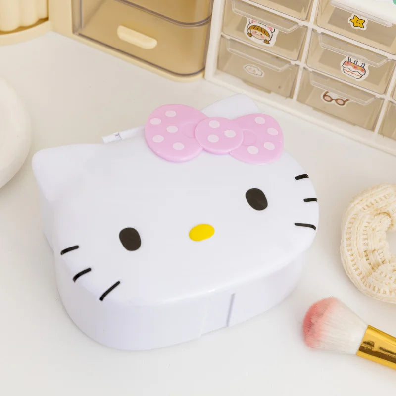 Hello Kitty Kuromi Jewelry Box Small Plastic Student Holiday Gifts Qme