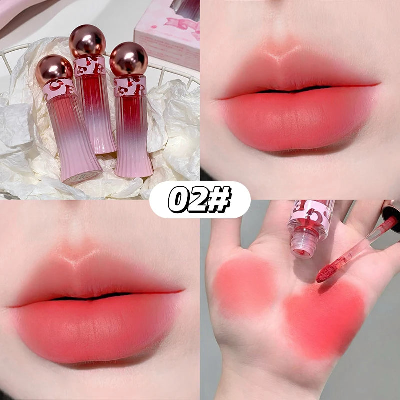 Gege Bear Velvet Mist Lip Glaze Matte Clay Long-lasting Non-drying Qme GX1388-2