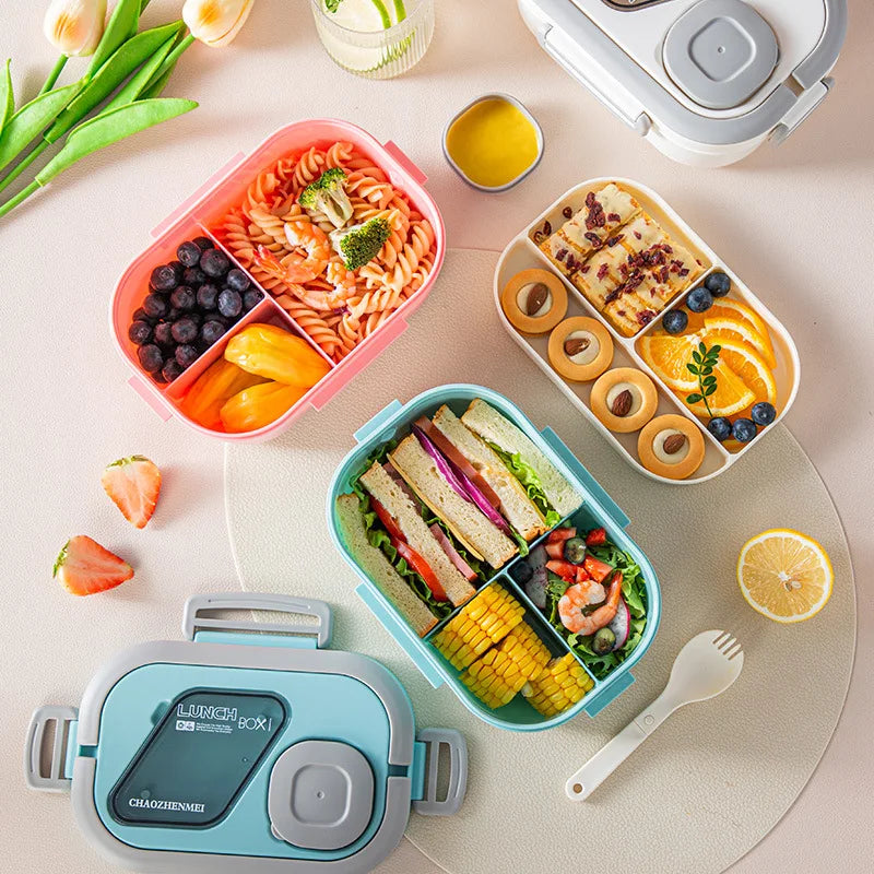 Portable Leakproof Bento Lunch Box Microwave Safe Salad Food Qme