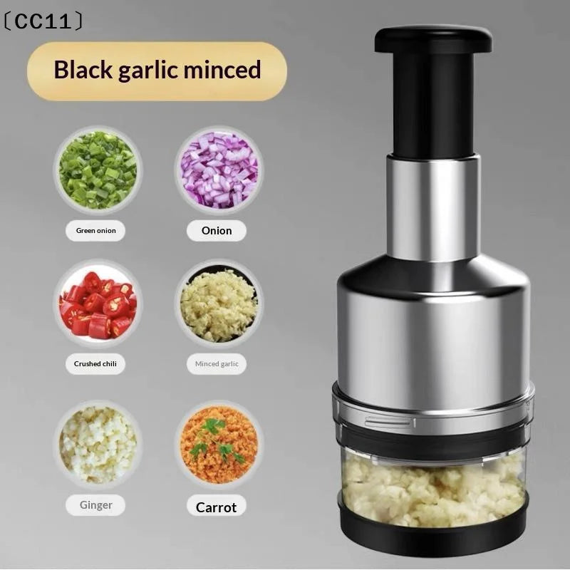 Hand Manual Mincer Garlic Press Chopper Vegetable Slicer 304 Qme