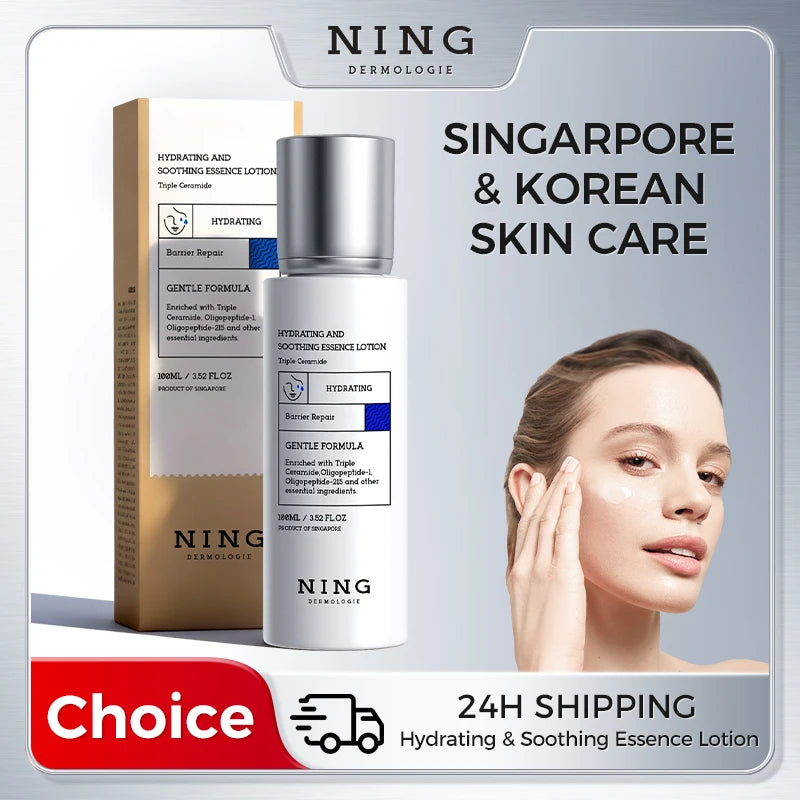 Moisturizing Calming Essence Lotion HA Ceramide Dry Redness Prone Skin Qme