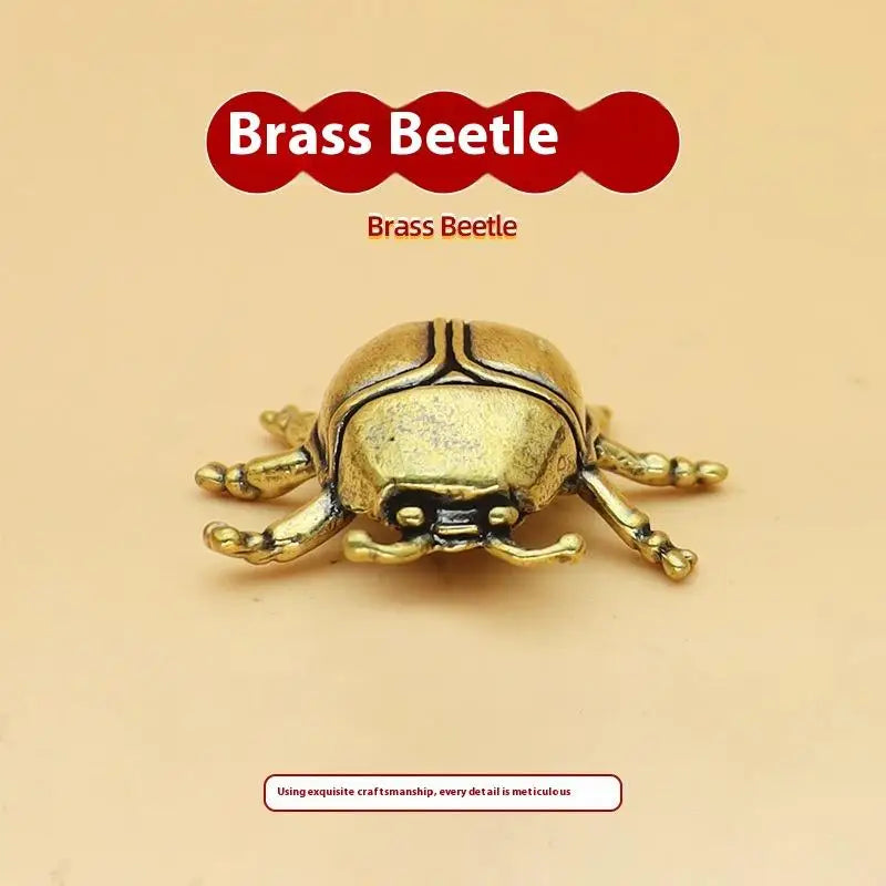 Funny Ant Scorpion Crafts Solid Brass Insect Beetles Figurines Qme