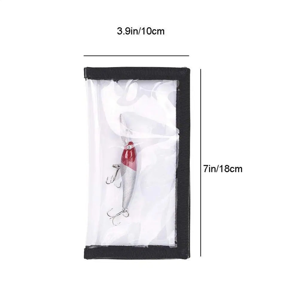 1PCFishing Lure Covers For Rod Clear Protective Bait Cover Lure Wraps For Fishing Rod For Men Angler Hook Bait Storage Saltwater Qme S
