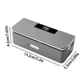 Vacuum Sealer Machine Magnetic Sealing Tool 2 In 1 Heat Sealer With Cutter For Home Dormitory Apartment Restaurant Snacks Qme China Mainland Gray