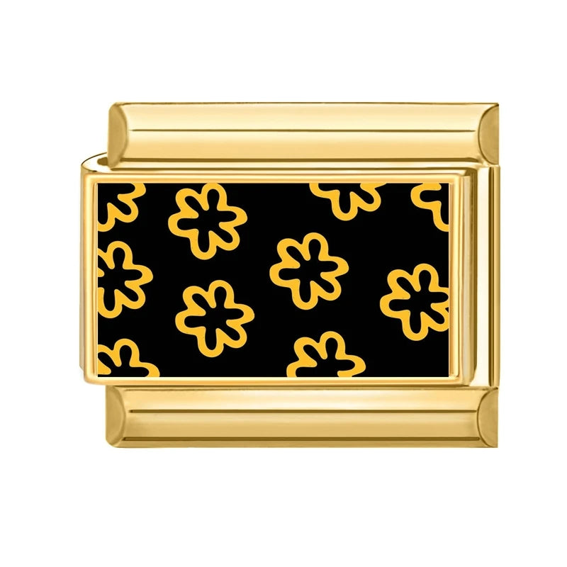 Drop Shipping Y2K Love Heart Eyes Lips Cats Flowers Golden Italian